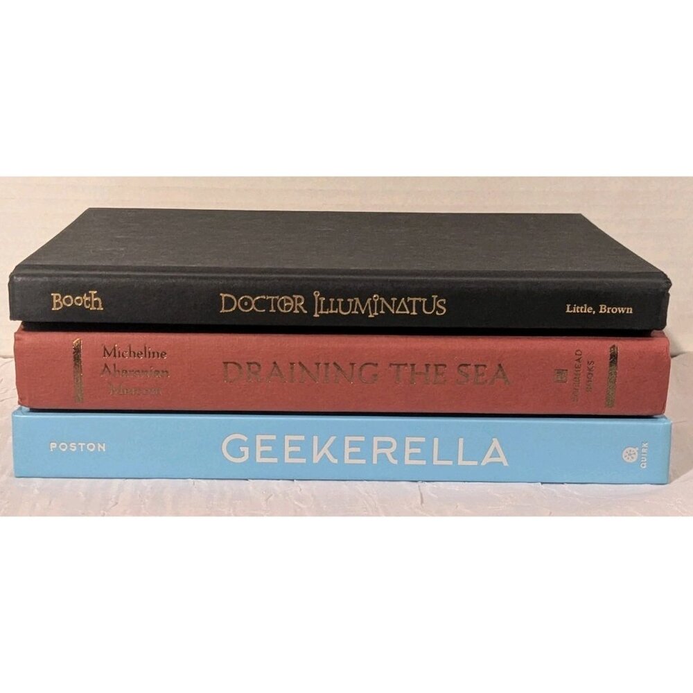 Set Of 3 Books Decor Color Coding Moody Academia Hardcover Home Staging Library - Picture 4 of 7